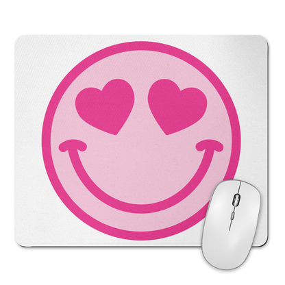 Heart Smile Mousepad & Coaster Set