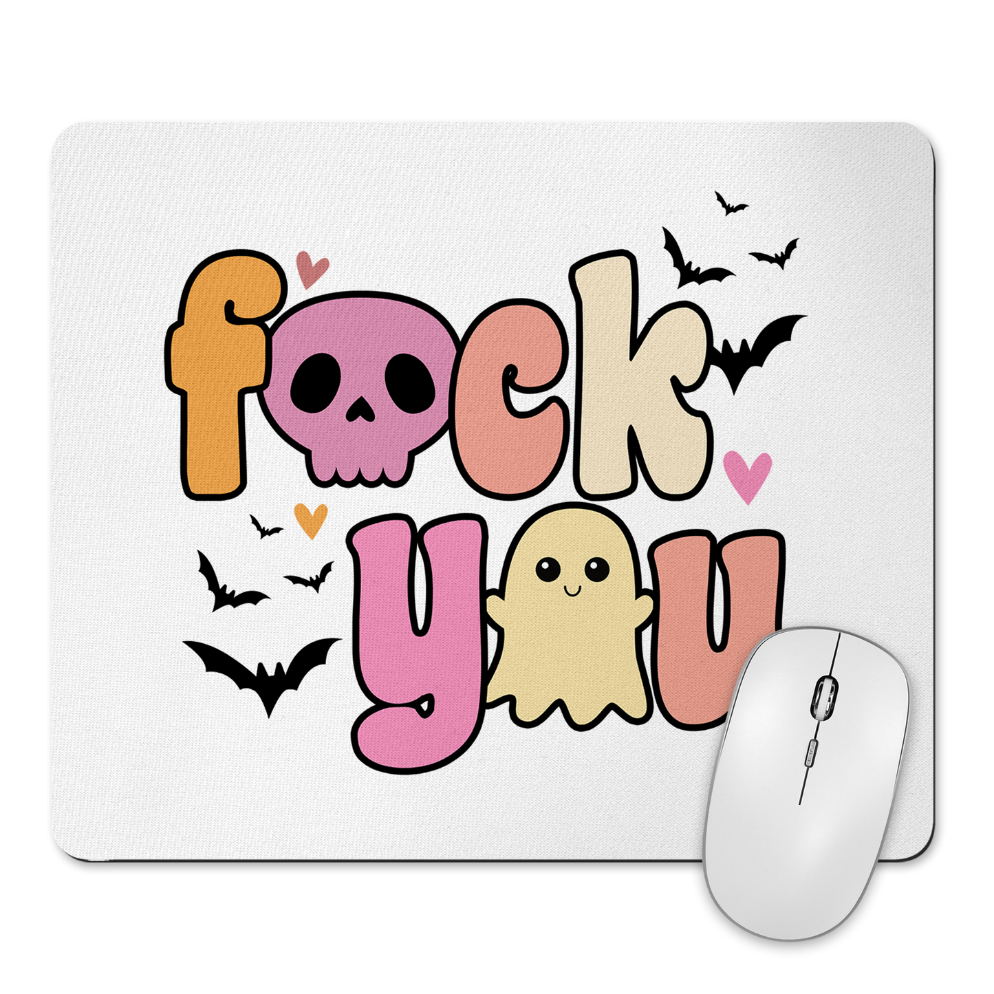Fuck You Halloween Mousepad & Coaster Set