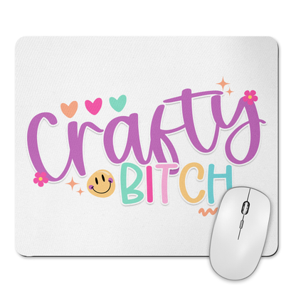 Crafty Bitch Mousepad & Coaster Set