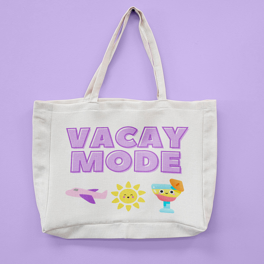 Vacay Mode Oversized Tote Bag