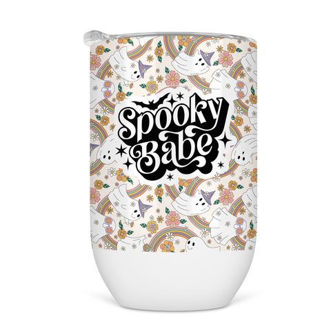 Spooky Babe Wine Tumbler