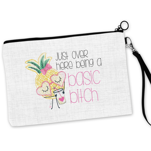 Basic Bitch Pineapple Cosmetic Bag