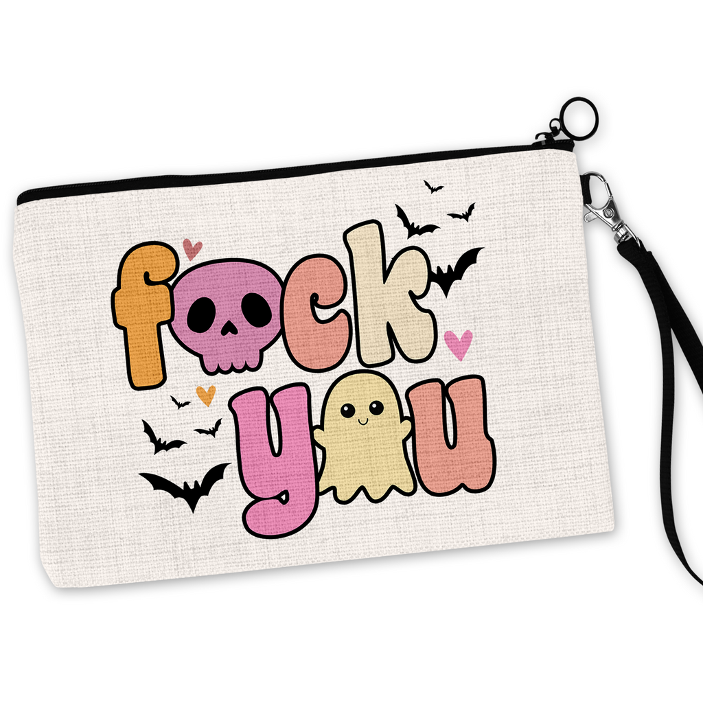 Fuck You Halloween Cosmetic Bag