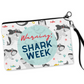 Warning! Shark Week Cosmetic Bag