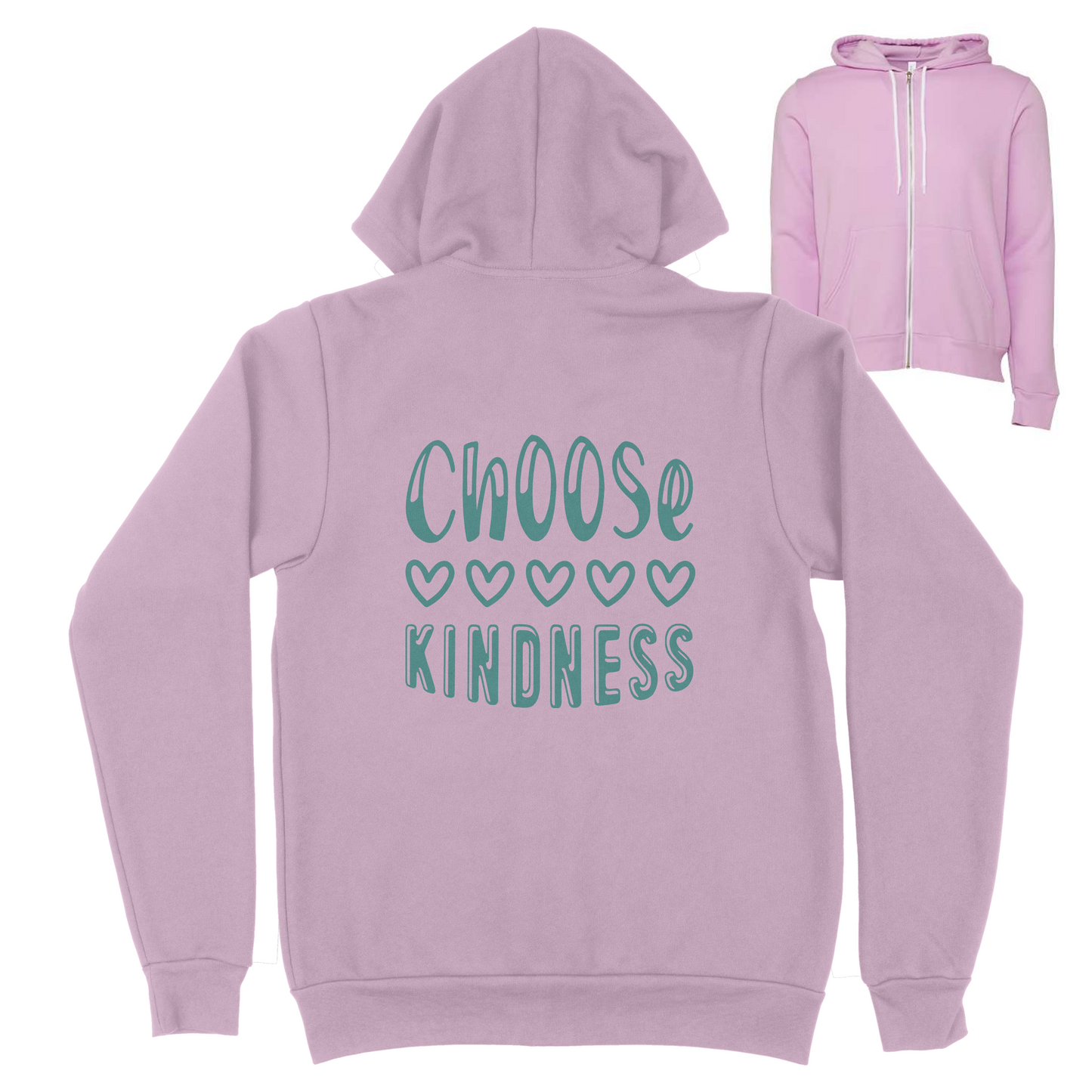 Choose Kindness Zip Up Hoodie