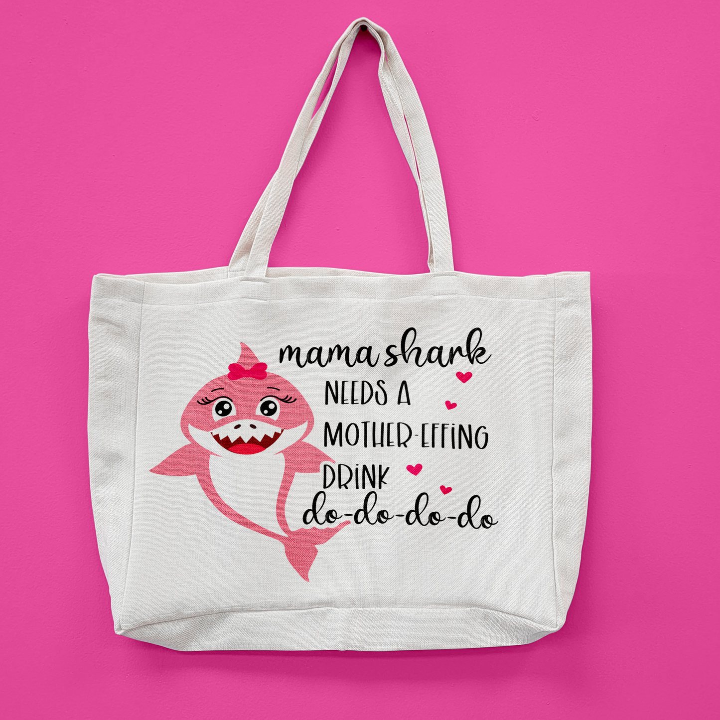 Mama Shark Oversized Tote Bag