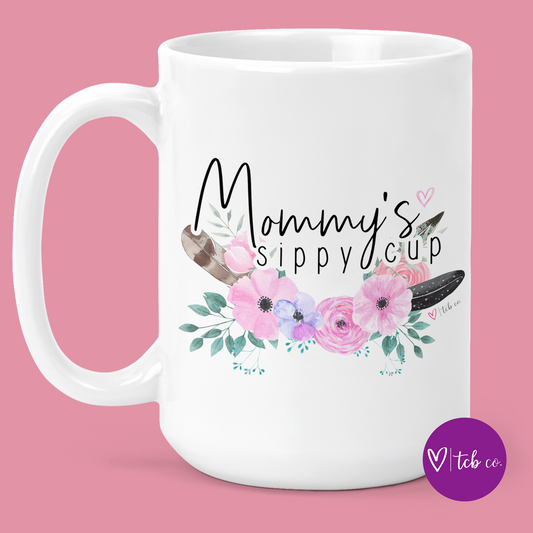 Mommy's Sippy Cup 15 Oz Ceramic Mug