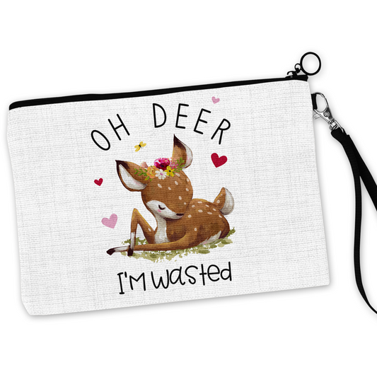 Oh Deer I'm Wasted Cosmetic Bag