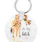 Oh Hey Bitch Funny Giraffe Acrylic Keychain