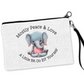 Mostly Peace and Love A Little Bit Go Eff Yourself Cosmetic Bag