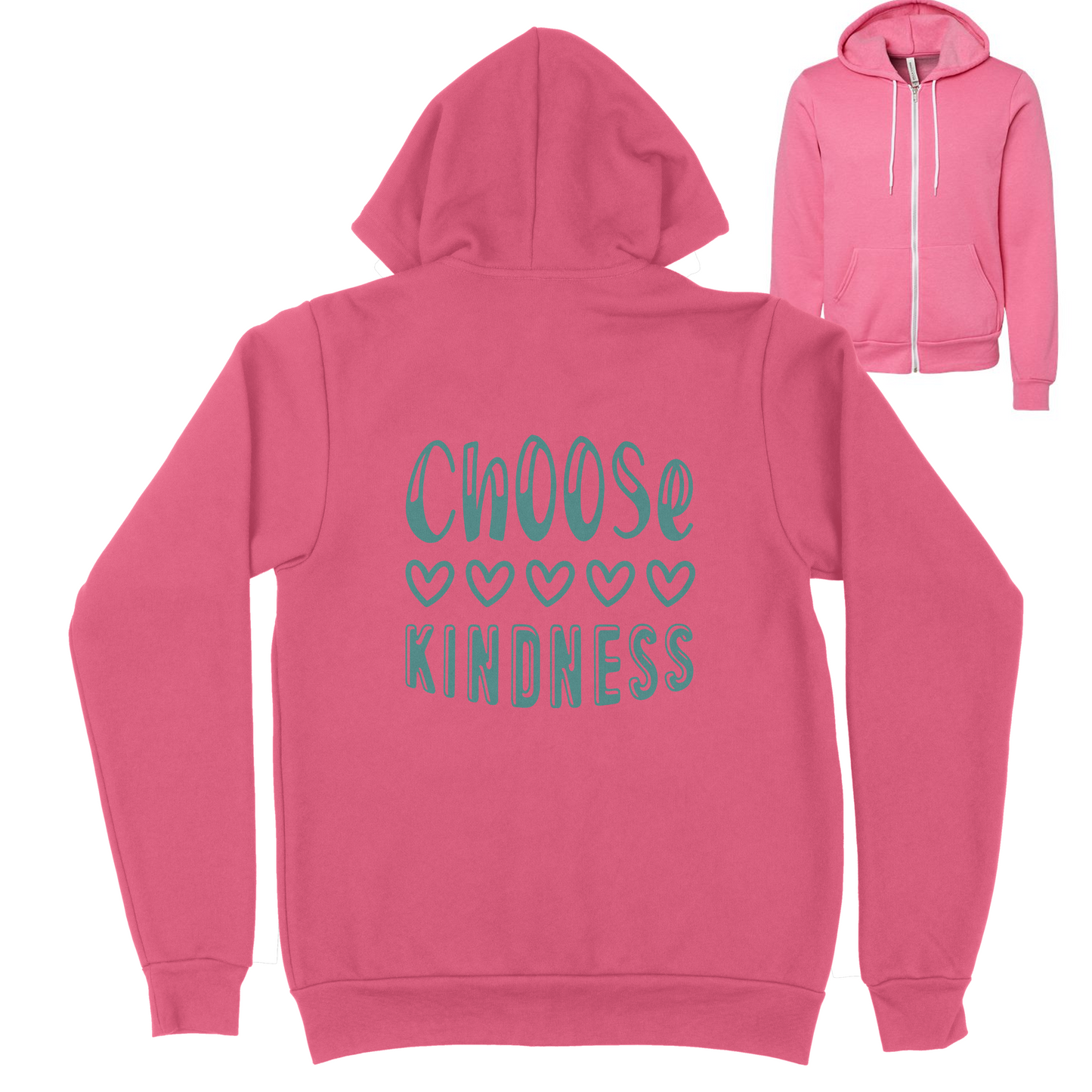 Choose Kindness Zip Up Hoodie