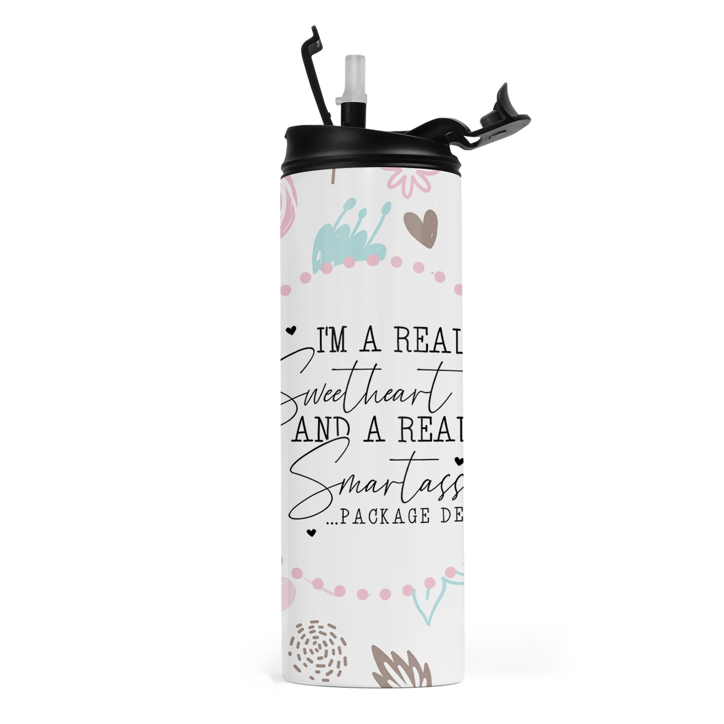 Sweetheart/Smartass Travel Tumbler